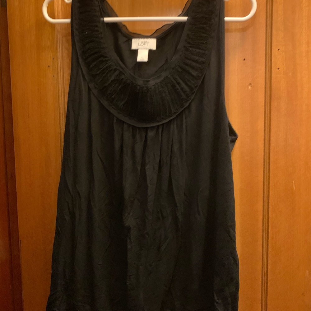 Black tank top